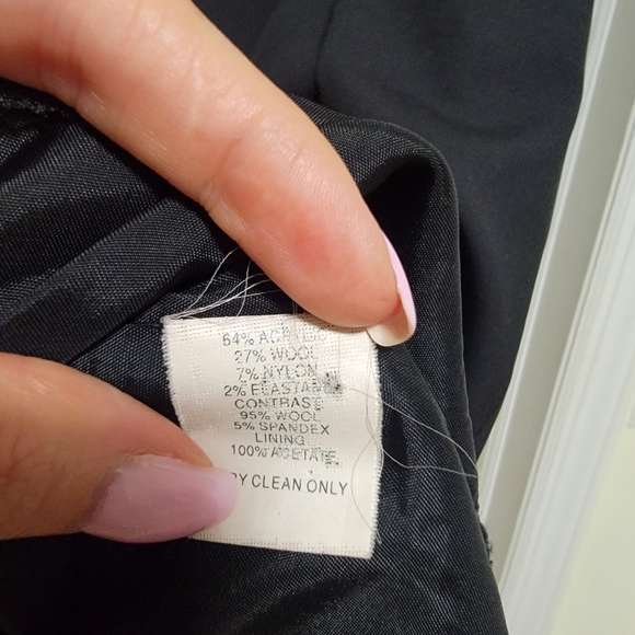 Trina Turk colorblock tweed navy black office work sheath dress sz 6 - Picture 8 of 12